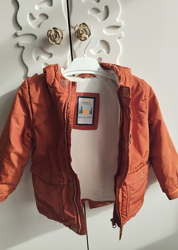 Kahverengi Fermuarlı Erkek Çocuk Mont - Görsel 3