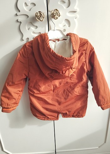 Kahverengi Fermuarlı Erkek Çocuk Mont - Görsel 2