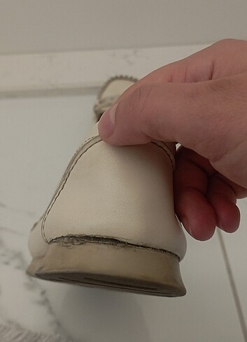 37 Beden ten rengi Renk Derimod loafer