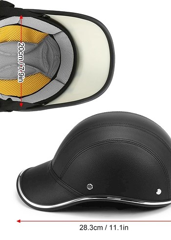 DERİ SCOOTER E-BİKE TUR BİSİKLETİ KASKI - Görsel 3