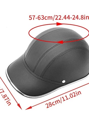 DERİ SCOOTER E-BİKE TUR BİSİKLETİ KASKI - Görsel 6