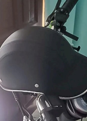 DERİ SCOOTER E-BİKE TUR BİSİKLETİ KASKI - Görsel 9