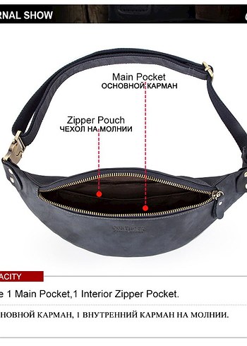 ORIGINAL CONTACTS WAIST BAG BLUE - Görsel 10