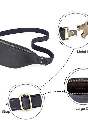 ORIGINAL CONTACTS WAIST BAG BLUE - Görsel 7