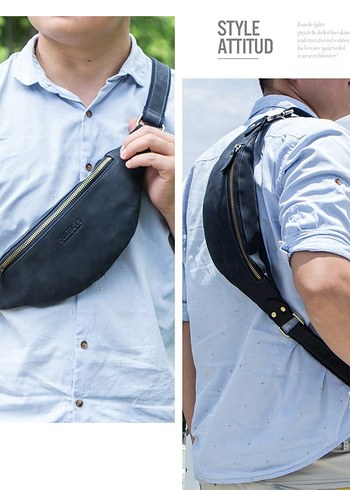 ORIGINAL CONTACTS WAIST BAG BLUE - Görsel 2