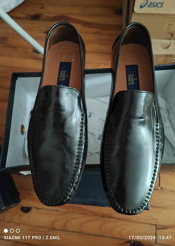 TAMER TANCA ERKEK DERİ LOAFER driving shoes AYAKKABI 44 - Görsel 6