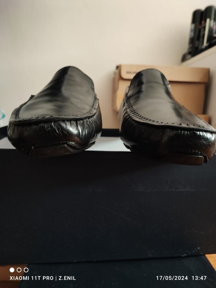 TAMER TANCA ERKEK DERİ LOAFER driving shoes AYAKKABI 44 - Görsel 4
