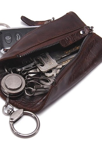 ORIGINAL Premium Leather Keychain car key - Görsel 6