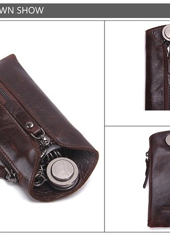 ORIGINAL Premium Leather Keychain car key - Görsel 8