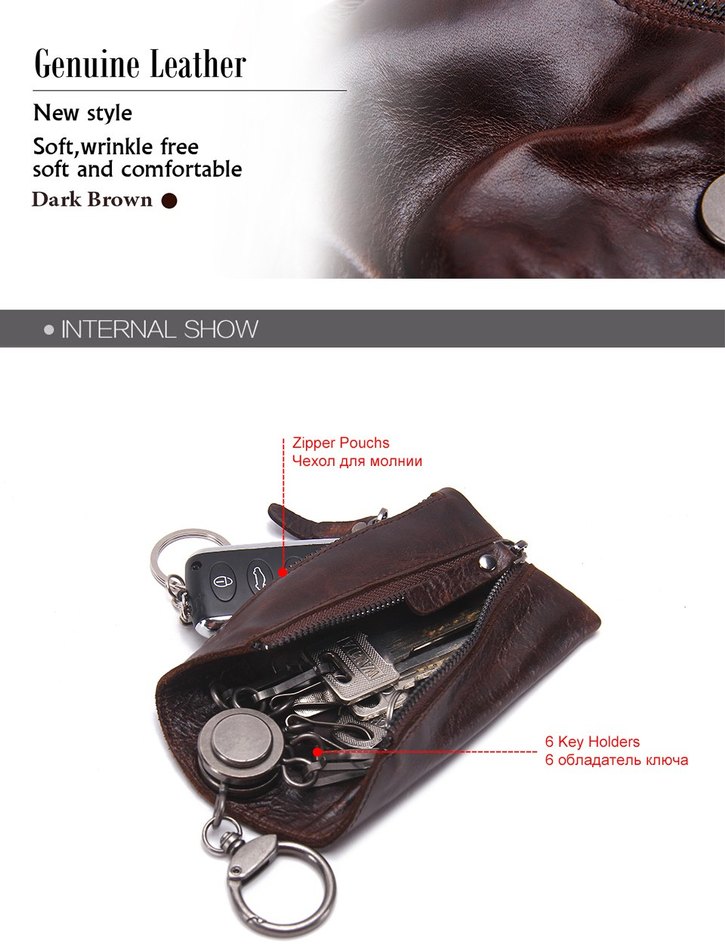 ORIGINAL Premium Leather Keychain car key - Görsel 4