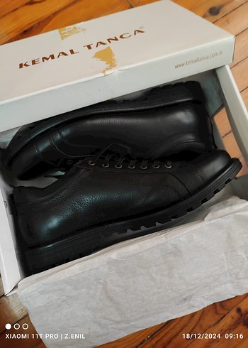 ORJİNAL DERİ KEMAL TANCA SİYAH 44 olup 44 tam KALIPTIR - Görsel 5