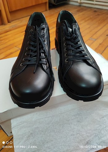 ORJİNAL DERİ KEMAL TANCA SİYAH 44 olup 44 tam KALIPTIR - Görsel 3