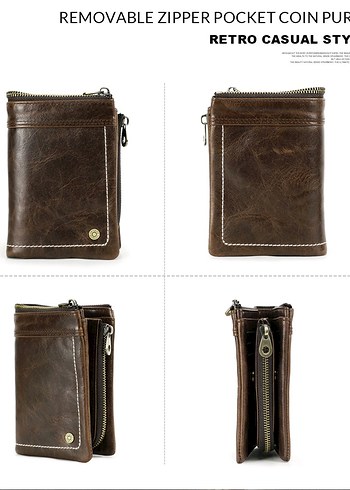 ORJİNAL CONTACTS ERKEK DERİ CÜZDAN APPLE AİRTAG RFIT BLOCKİNG - Görsel 8