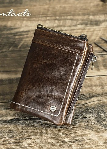 ORJİNAL CONTACTS ERKEK DERİ CÜZDAN APPLE AİRTAG RFIT BLOCKİNG - Görsel 15