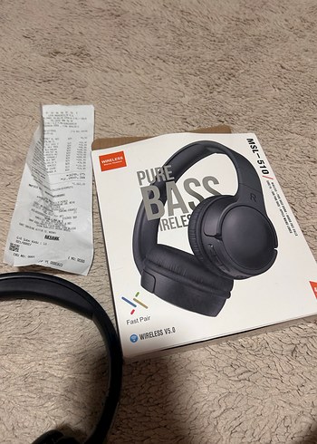 Koyu Siyah Kablosuz Kulaklık - Görsel 5