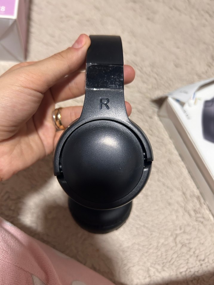 Koyu Siyah Kablosuz Kulaklık - Görsel 3