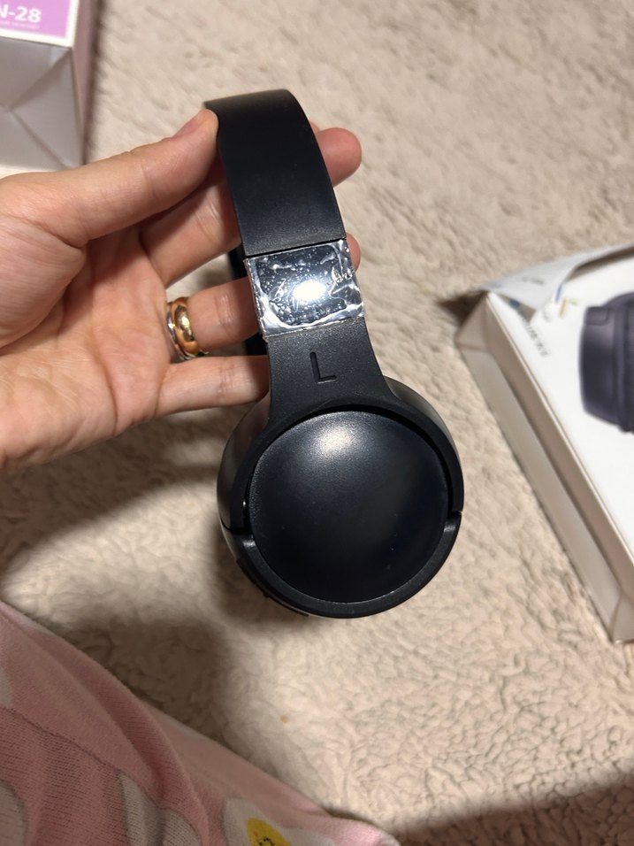 Koyu Siyah Kablosuz Kulaklık - Görsel 2