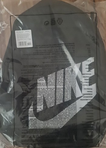 Beden siyah Renk Nike Siyah Fermuarlı Erkek Sırt Çantası