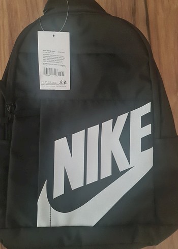 Nike Siyah Fermuarlı Erkek Sırt Çantası