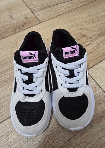 Kız Çocuk Pembe Puma Spor Ayakkabı