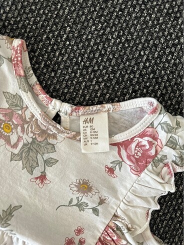 H&M HM kız bebek elbise 9-12 ay
