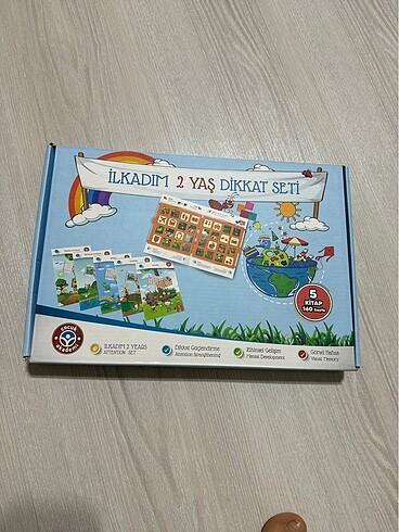Çocuk akademi iki yaş dikkat seti