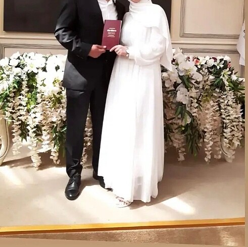 Diğer Tesettür nikah elbisesi