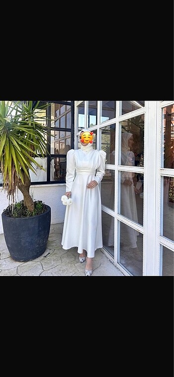 Nikah elbisesi tesettür
