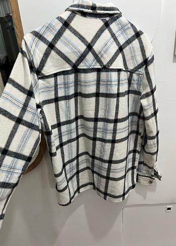 Gri Ekoseli Düğmeli erkek Gömlek - Görsel 2