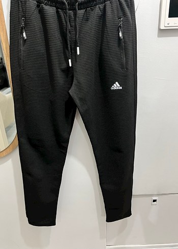 Adidas Siyah Fermuarlı Erkek Eşofman Altı - Görsel 2