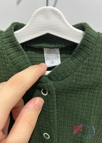 Düğmeli Yeşil Bebek Tulum - Görsel 3