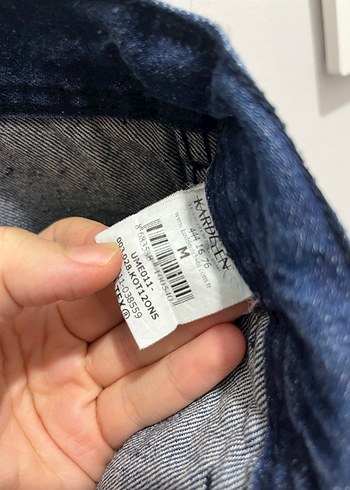 Erkek Bol Kesim Midi Kot Pantolon iş pantolonu - Görsel 2