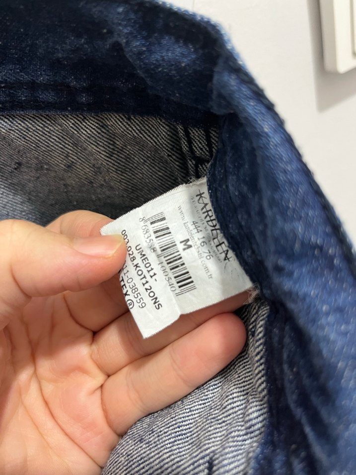 Erkek Bol Kesim Midi Kot Pantolon iş pantolonu - Görsel 2