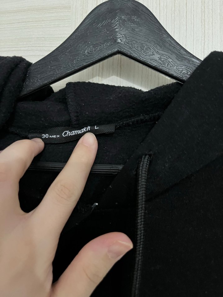 Drexel Baskılı Siyah Kapüşonlu Sweatshirt - Görsel 2