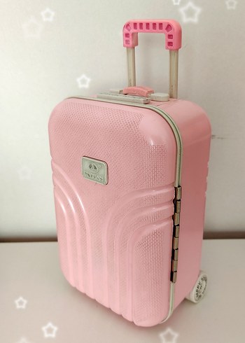 Pembe Valiz Aynalı Müzik Kutusu - Görsel 2