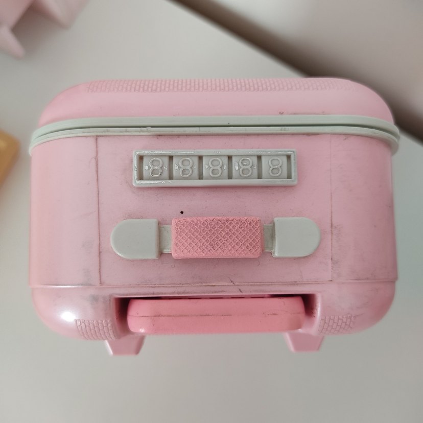 Pembe Valiz Aynalı Müzik Kutusu - Görsel 3