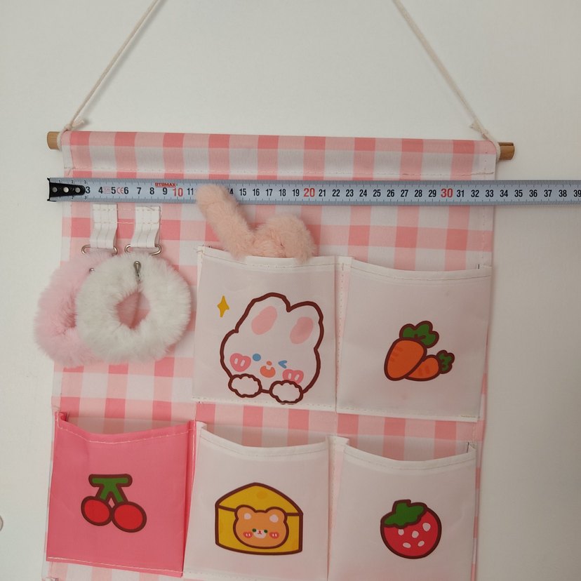 Pembe Desenli Duvar Organizatörü - Görsel 3