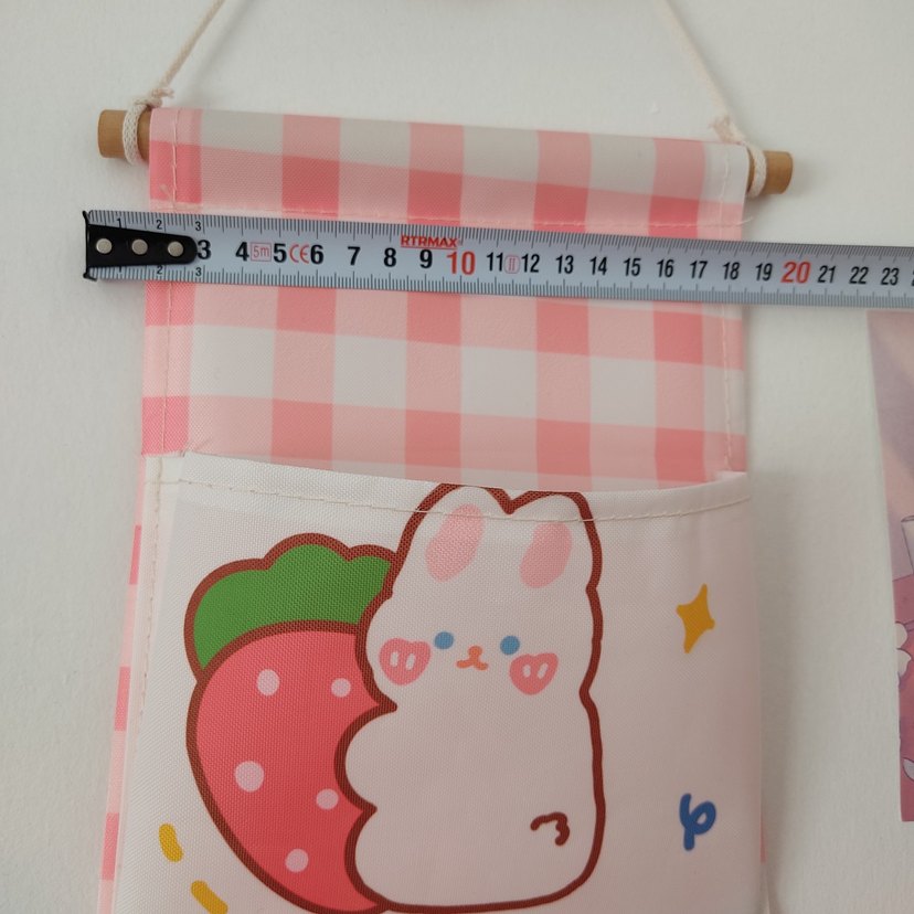 Pembe Baskılı Duvar Düzenleyici - Görsel 3