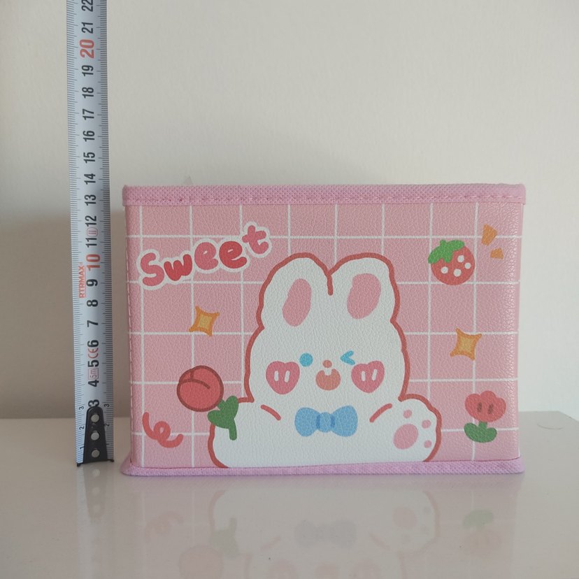 Pembe Tavşan Desenli Saklama Kutusu - Görsel 2