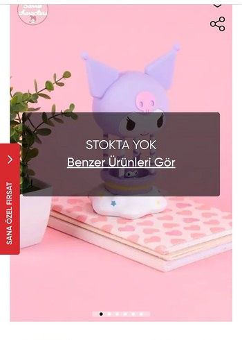 Kuromi - Sanrio Lisanslı Balon Gece Lambası - Görsel 2