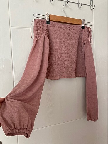 Bershka Pembe Bluz