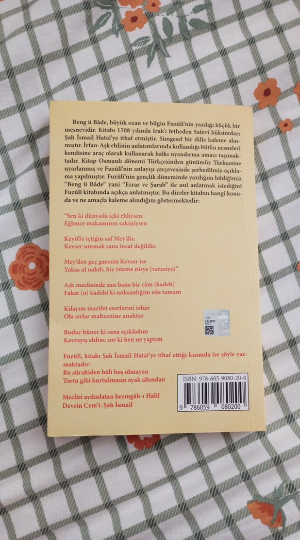Beng ü Bade - Fuzuli Şiir Kitabı - Görsel 3