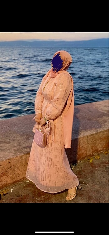 Kevser Bahadır Alisa toz pembe elbise