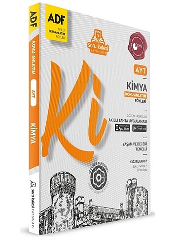 SORU KALESİ AYT KİMYA KONU ANLATIM FÖYLERİ