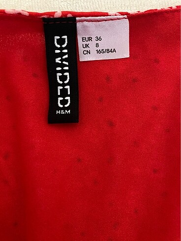 H&M H&M cicek desenli elbise