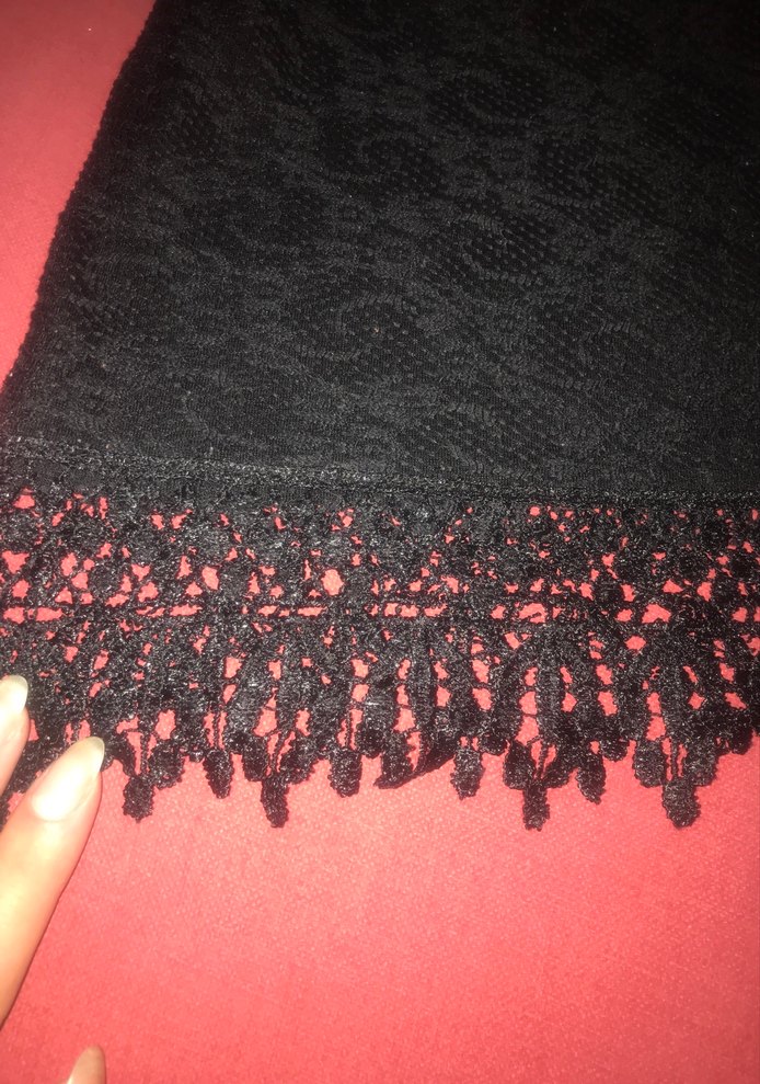 Dantelli Siyah Midi Gotik Bluz - Görsel 2