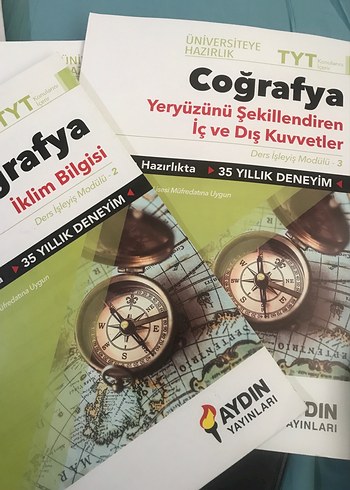 TYT Coğrafya Sınav Hazırlık Kitap seti. - Görsel 2