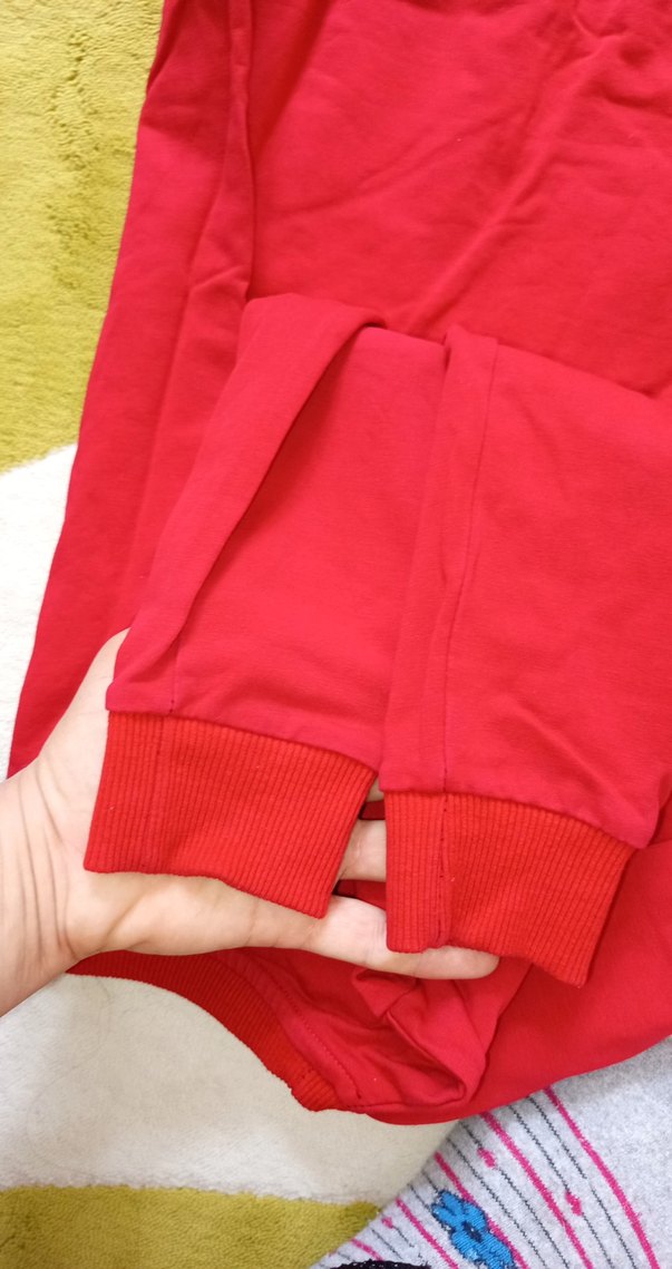 Kırmızı Baskılı  Çocuk Eşofman Takımı - Görsel 5