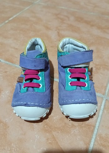 Kız Bebek Renkli İlk Adım Ayakkabısı