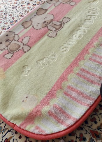 Pembe Desenli Çocuk Battaniyesi - Görsel 8